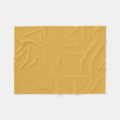 Decoratieve trendkleur geel bruin sjabloon chic fleece deken (Voorkant (Horizontaal))