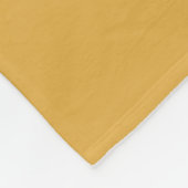 Decoratieve trendkleur geel bruin sjabloon chic fleece deken (Hoek)