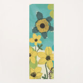 Decoratieve tuinbloemen yogamat (Voorkant)