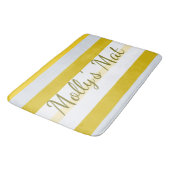 Decoratieve Typografie Designer Badmat (Gekanteld)