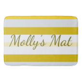 Decoratieve Typografie Designer Badmat (Voorkant)