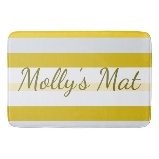 Decoratieve Typografie Designer Badmat (Voorkant)