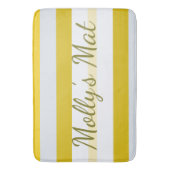 Decoratieve Typografie Designer Badmat (Voorkant Verticaal)