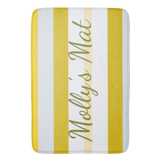 Decoratieve Typografie Designer Badmat (Voorkant Verticaal)