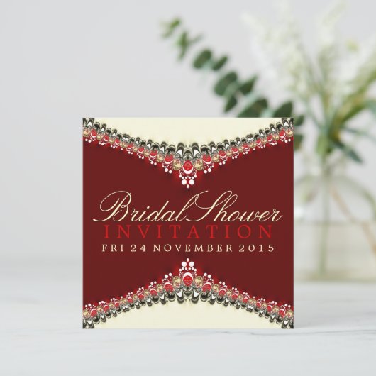 Decoratieve uitnodiging van de partij van het Vrij (Staand voorkant)