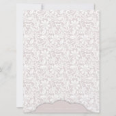 Decoratieve uitnodiging voor weddenschappen (Achterkant)