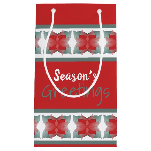 Decoratieve vakantie thema klein cadeauzakje (Voorkant)