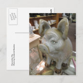 Decoratieve varkens briefkaart (Voorkant / Achterkant)