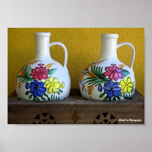 Decoratieve vazen poster (Voorkant)