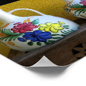 Decoratieve vazen poster (Hoek)