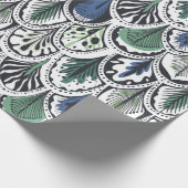 Decoratieve veren cadeaupapier (Hoek)