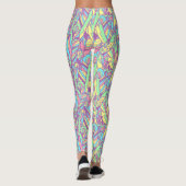 Decoratieve veren Leggings (Achterkant)