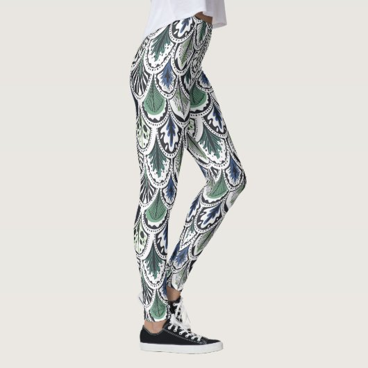 Decoratieve veren leggings (Rechts)
