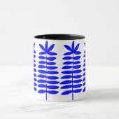 Decoratieve vetten - blauw mok (Midden)