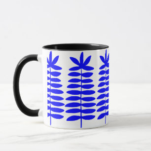 Decoratieve vetten - blauw mok