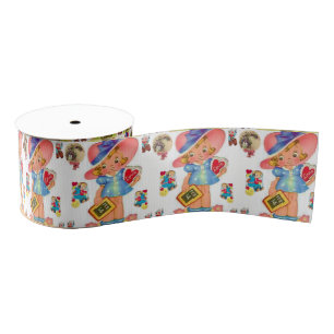 decoratieve vintage grosgrain lint