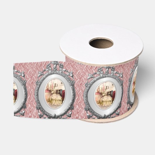 decoratieve vintage grosgrain lint (Spoel)