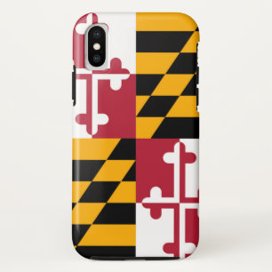 Decoratieve vlag van de deelstaat Maryland Case-Mate iPhone Case