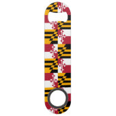 Decoratieve vlag van de deelstaat Maryland Speed Flessenopener (Voorkant)