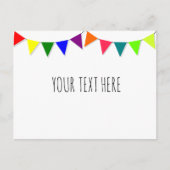 Decoratieve vlaggen briefkaart (Voorkant)