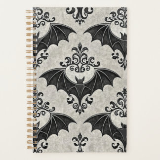 Decoratieve vleermuizen planner