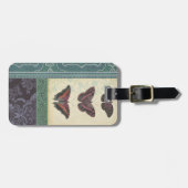 Decoratieve vlinder Brocade door Vision Studio Bagagelabel (Voorkant horizontaal)