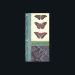 Decoratieve vlinder Brocade door Vision Studio Canvas Afdruk<br><div class="desc">Dit decoratieve ontwerp van Vision Studio bevat vlinders met florale prints in aparte blokken. De bruine achtergrond van het blok met de vlinders contrasteert goed met de donkere kleur ervan. Beveel uw exemplaar nu!</div>