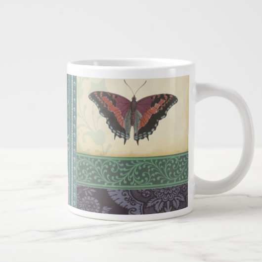 Decoratieve vlinder Brocade door Vision Studio Grote Koffiekop (Rechts)