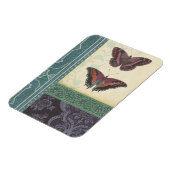 Decoratieve vlinder Brocade door Vision Studio Magneet (Linkerzijde)