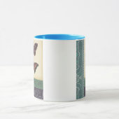 Decoratieve vlinder Brocade door Vision Studio Mok (Midden)