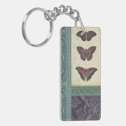 Decoratieve vlinder Brocade door Vision Studio Sleutelhanger (Voorkant Links)