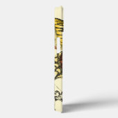 Decoratieve vlinder met wilde bloemen Case-Mate iPhone case (Achterkant / Rechts)