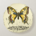 Decoratieve vlinder met wilde bloemen rond kussen<br><div class="desc">Een heldere, decoratieve vlinder is het onderwerp van dit stuk van Jennifer Goldberger. Wilde bloemen worden getrokken aan de zijkanten en onder de enorme vlinder. Een mooie pastelgrens voltooit de scène. Bestel vandaag uw afdruk!</div>