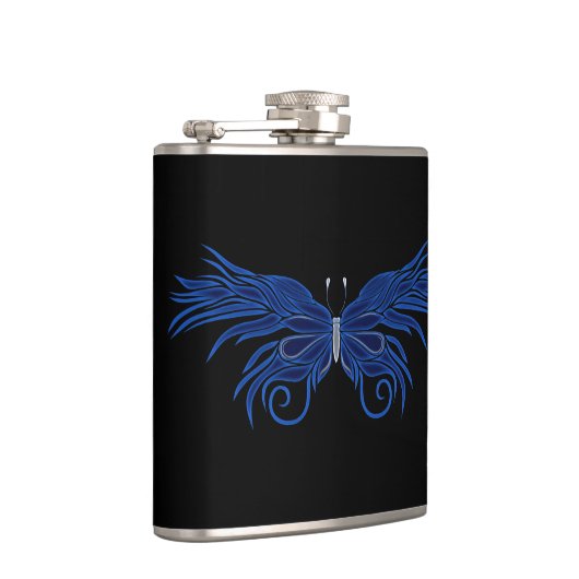 Decoratieve vlinderfles heupfles (Rechts)