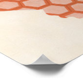 Decoratieve vlinderpatronen op de achtergrond van  poster (Hoek)