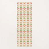 Decoratieve vlinderpatronen op de achtergrond van  yogamat (Voorkant)