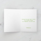 Decoratieve vrolijke kerst & nieuwjaar feestdagen kaart (Binnen)