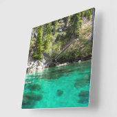 Decoratieve wandklok bij het meer Tahoe (Hoek)