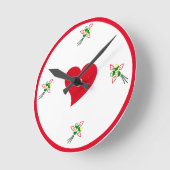 Decoratieve wandklok voor een leefkamer of slaapka (Hoek)