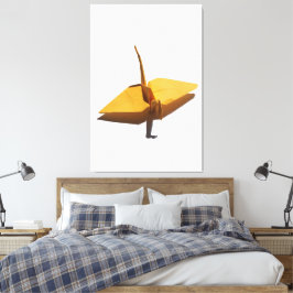 decoratieve wandkunst geluks kraan origami canvas afdruk