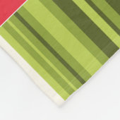 Decoratieve Watermeloen Elementen Art Print Fleece Deken (Hoek)