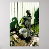 Decoratieve waterpomp poster (Voorkant)