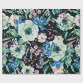 Decoratieve  waterverf natuurlijke naadloze vlek cadeaupapier (Vlak)