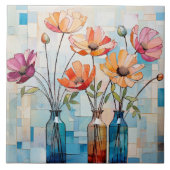 Decoratieve waterverf tegeltje (Voorkant)