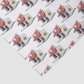 Decoratieve Weefseldocument Realtor Tissuepapier (Detail)