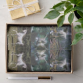 Decoratieve weefselpapiereenhoorns tissuepapier (Geschenk)