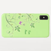 Decoratieve wervelingen met jouw naam Case-Mate iPhone case (Achterkant (horizontaal))