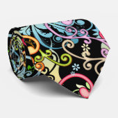 Decoratieve wervelingen stropdas (Opgerold)