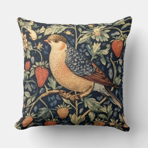 Decoratieve William Morris Vogel Worp Kussen