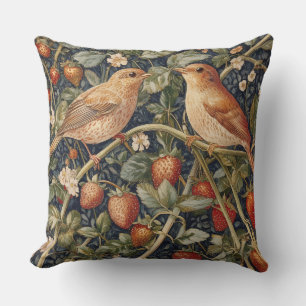 Decoratieve William Morris Vogel Worp Kussen